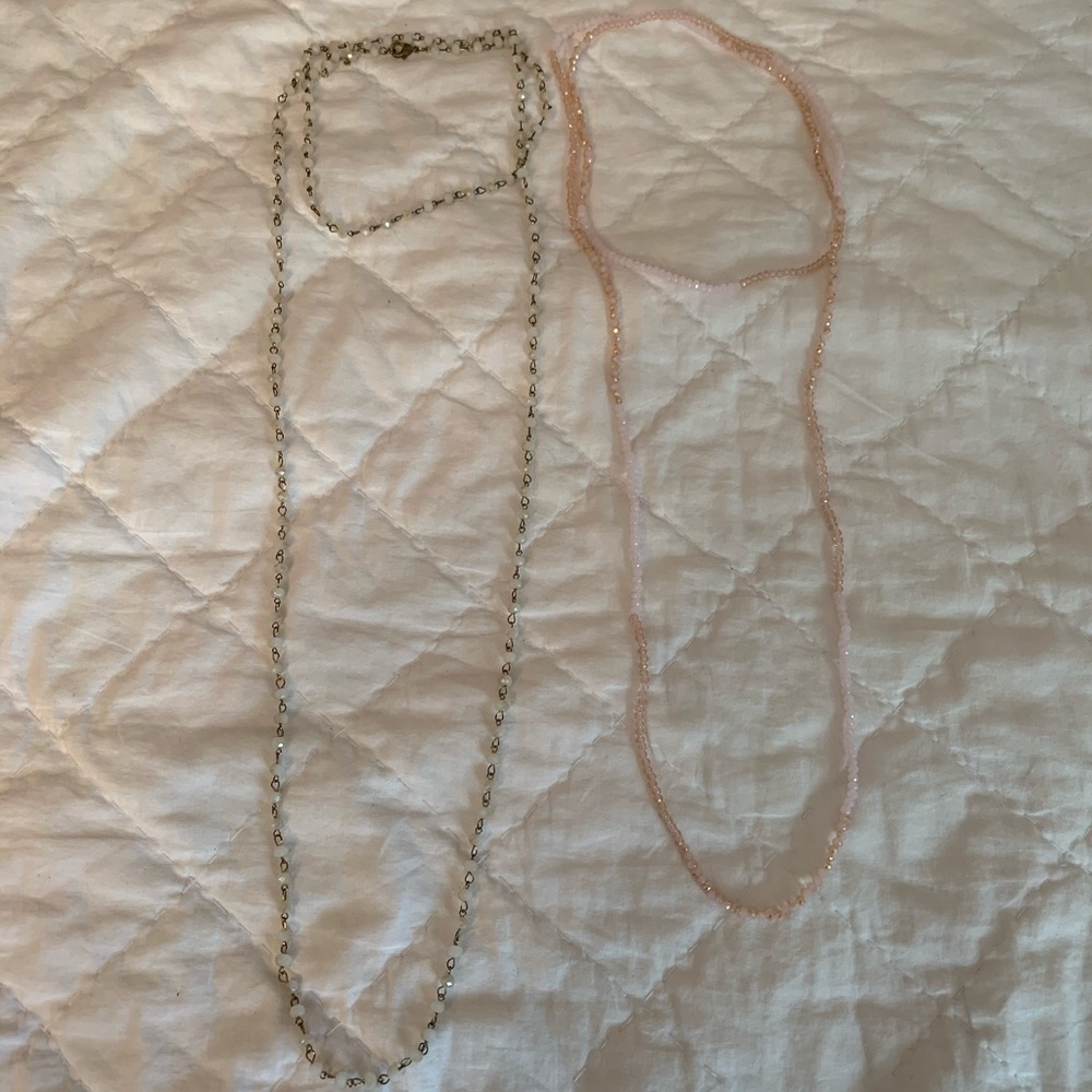 2/$20 2 Beaded Wrap Necklaces